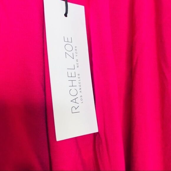𝅺rachel Zoe Blousen Halter Pink Fuchsia Midi Dress - Picture 7 of 11